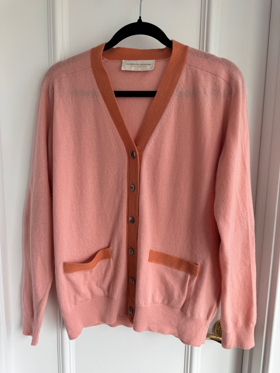 La Prestic Ouiston Sweaters - La Prestic Ouiston Open-Front Knit Cardigan Size Medium Women